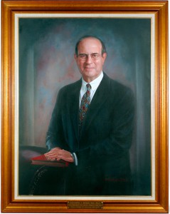 College Professor Portrait Painting