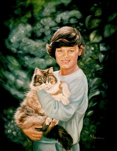 Cat Oil Painter